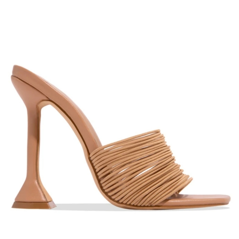 Bella Chrome Nude Heel - Picture 4 of 4